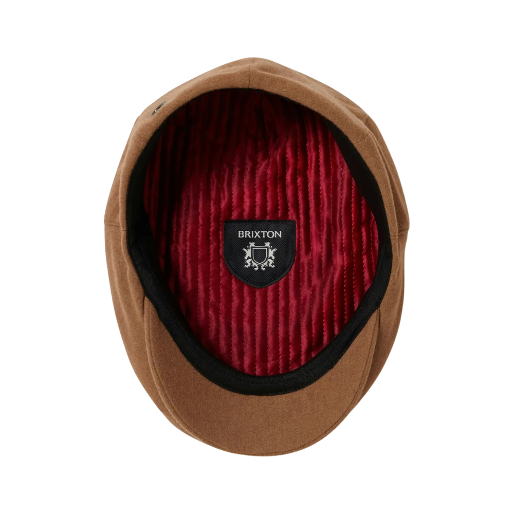 Hooligan Snap Cap - Camel Melton Wool