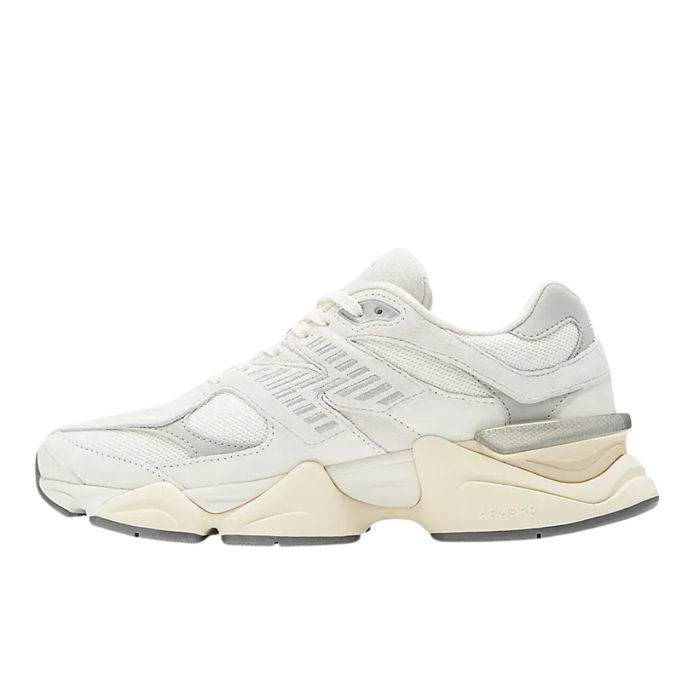 New Balance 9060 Shoe - Sea Salt with Concrete and Silver Metallic
