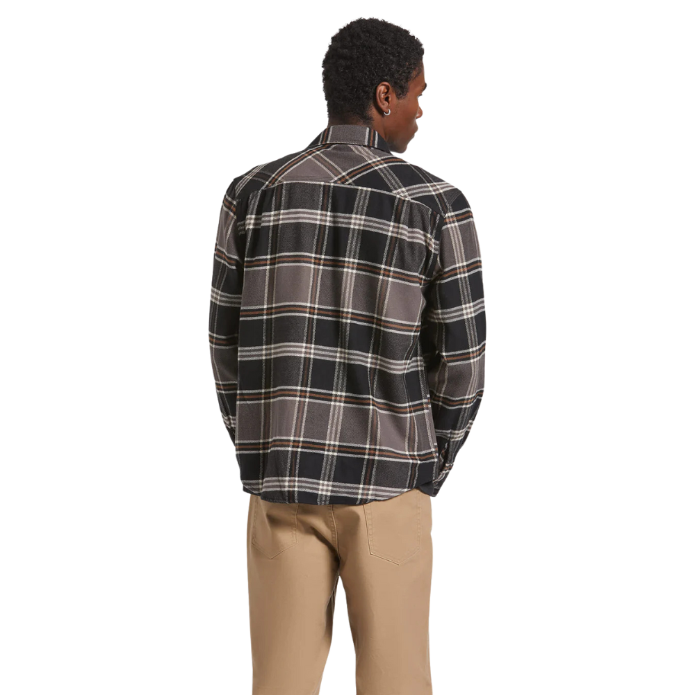 Bowery Flannel - Black/Charcoal/Pinecone