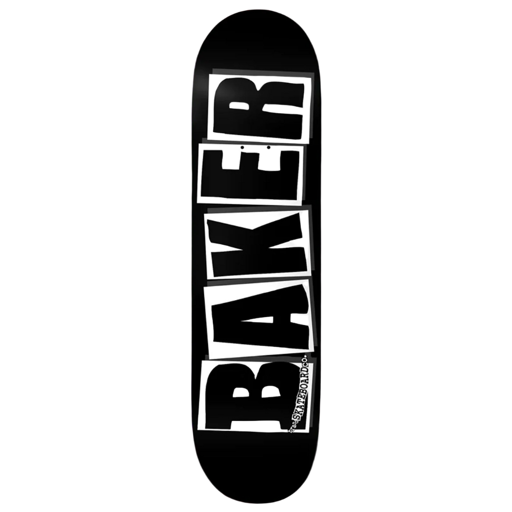 Baker Brand Logo Black/White Deck 8.25"