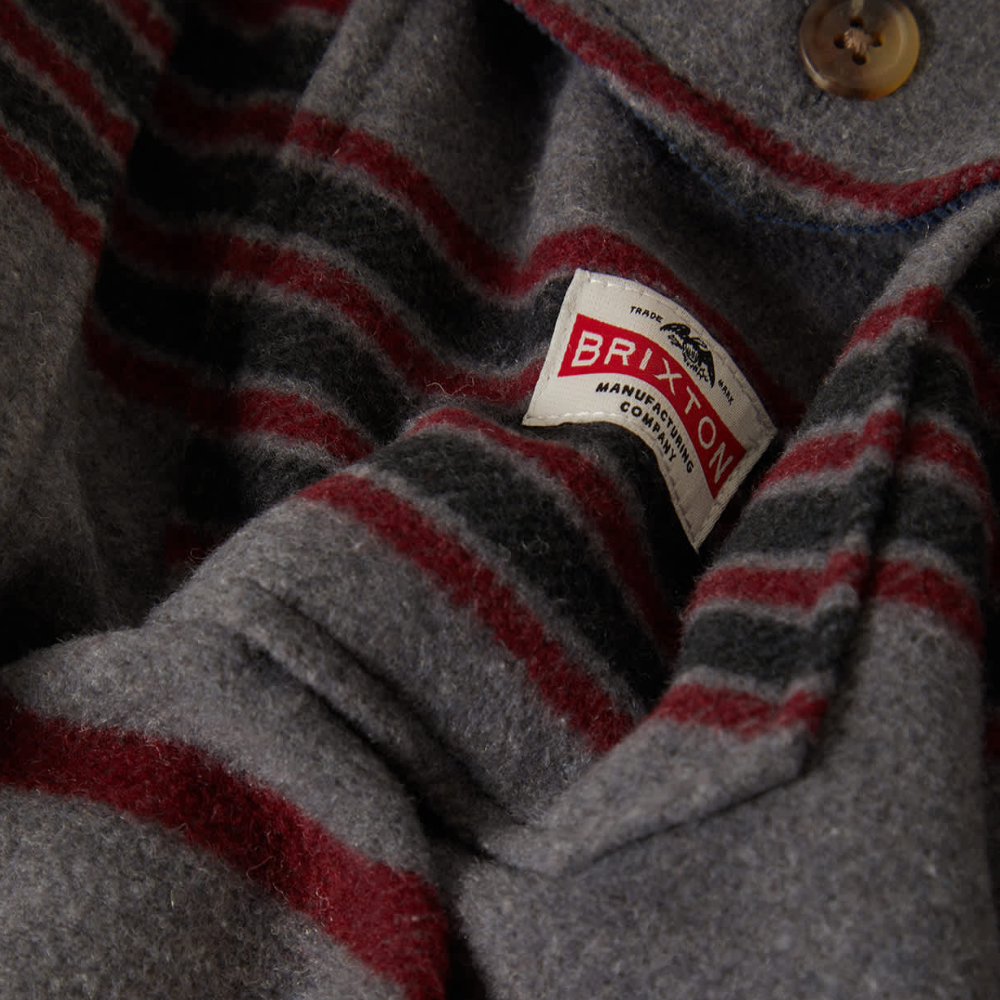 Brixton Altered Threads Overshirt- Multi Blanket Stripe