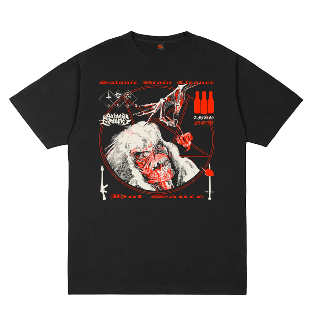 Satan's Drano Tweaker Eddie T-shirt - Black