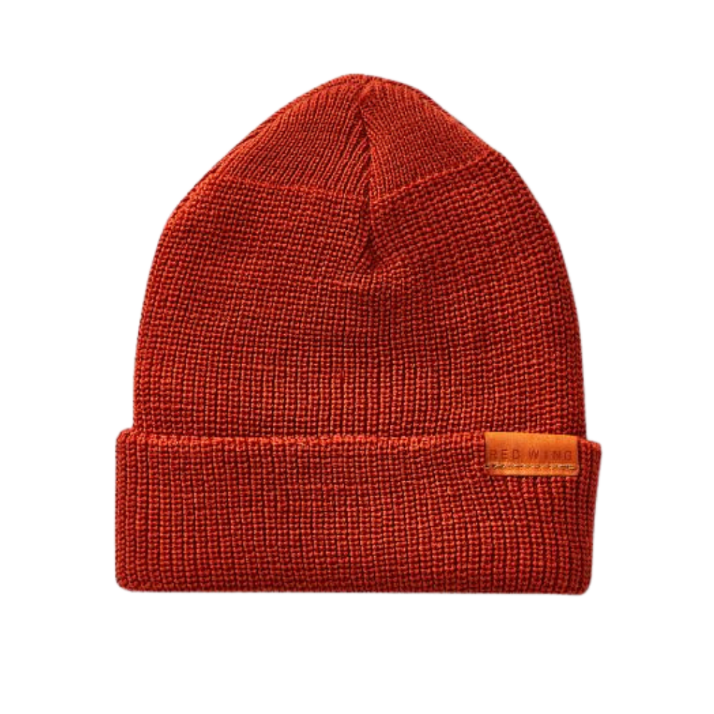 Red Wing Heritage Merino Wool Knit Beanie - Rust