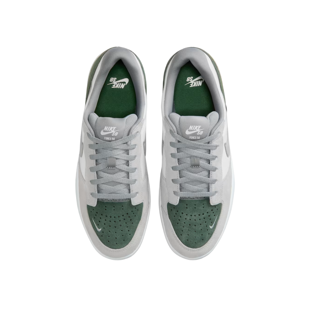 Nike SB Force 58 - WHITE/FLT SILVER-FIR-WHITE