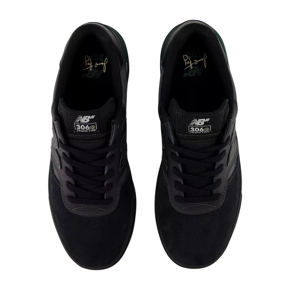 New Balance Numeric Jamie Foy 306 Cup - Black with Nightwatch Green