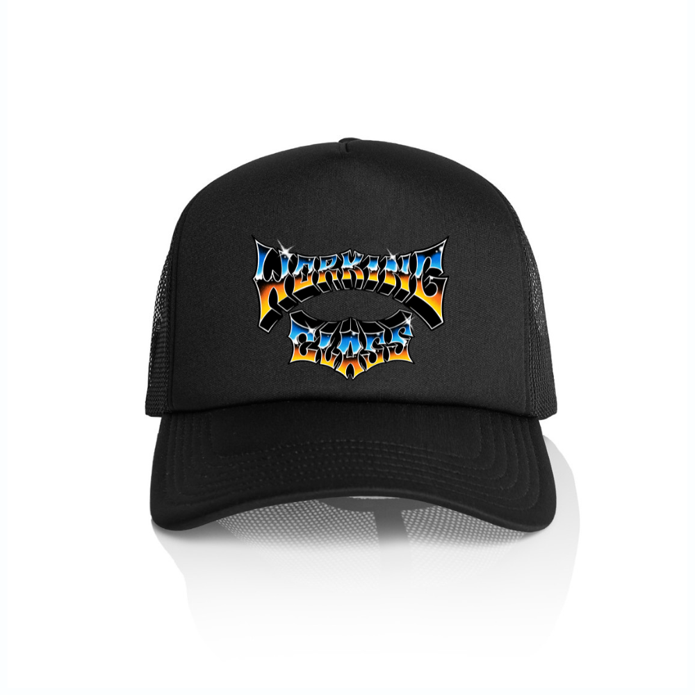 Working Class Ramone Trucker Cap - Black