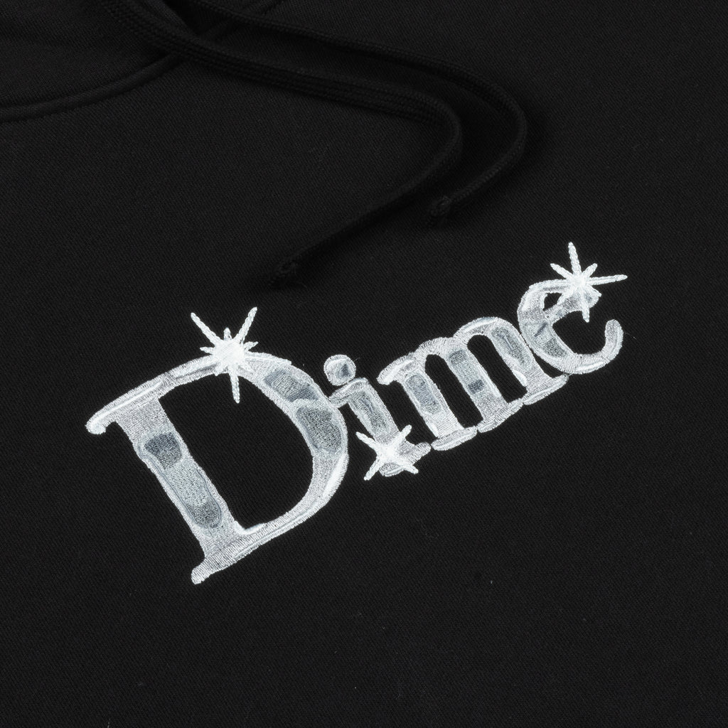 Dime Classic Shiny Hoodie - Black