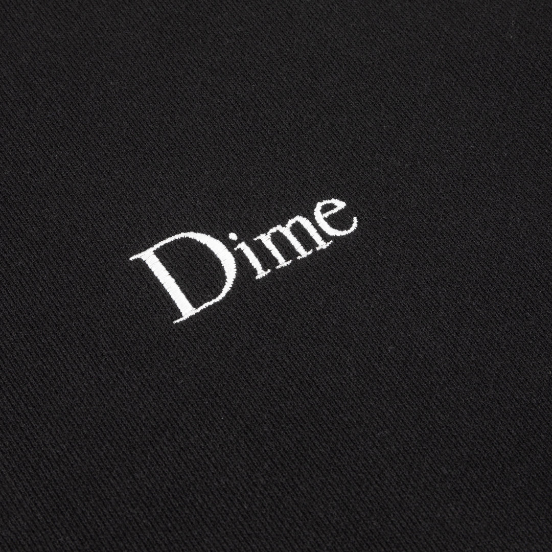 Dime Classic Small Logo Crewneck - Black
