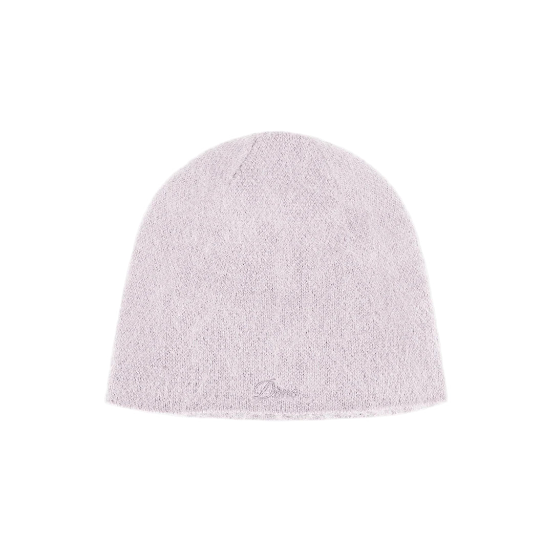 Light gray beanie on a white background