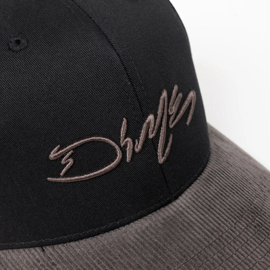 Dime Scribble Full Fit Cap - Black