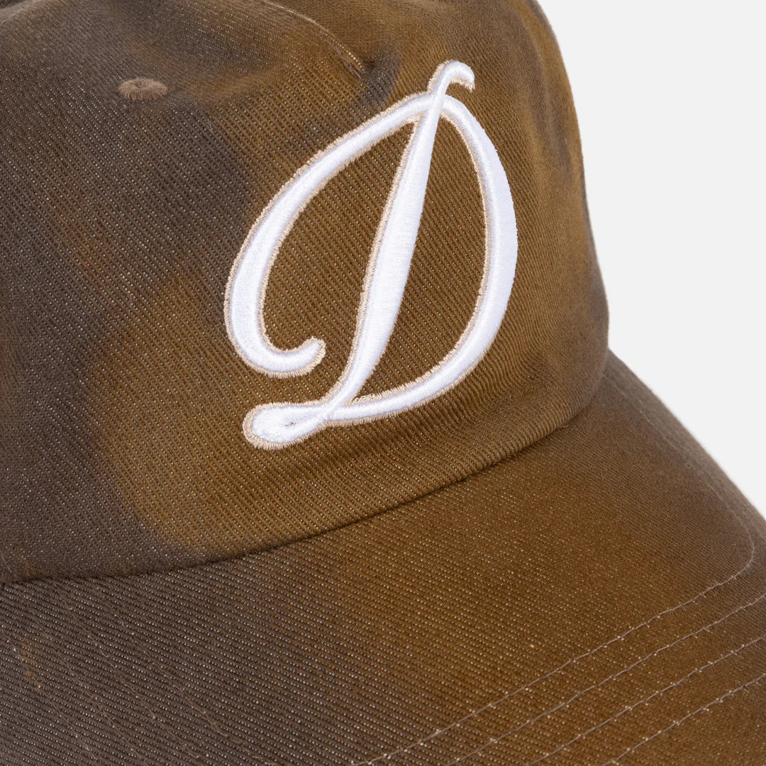 Dime Cursive Denim Worker Cap - Washed Brown