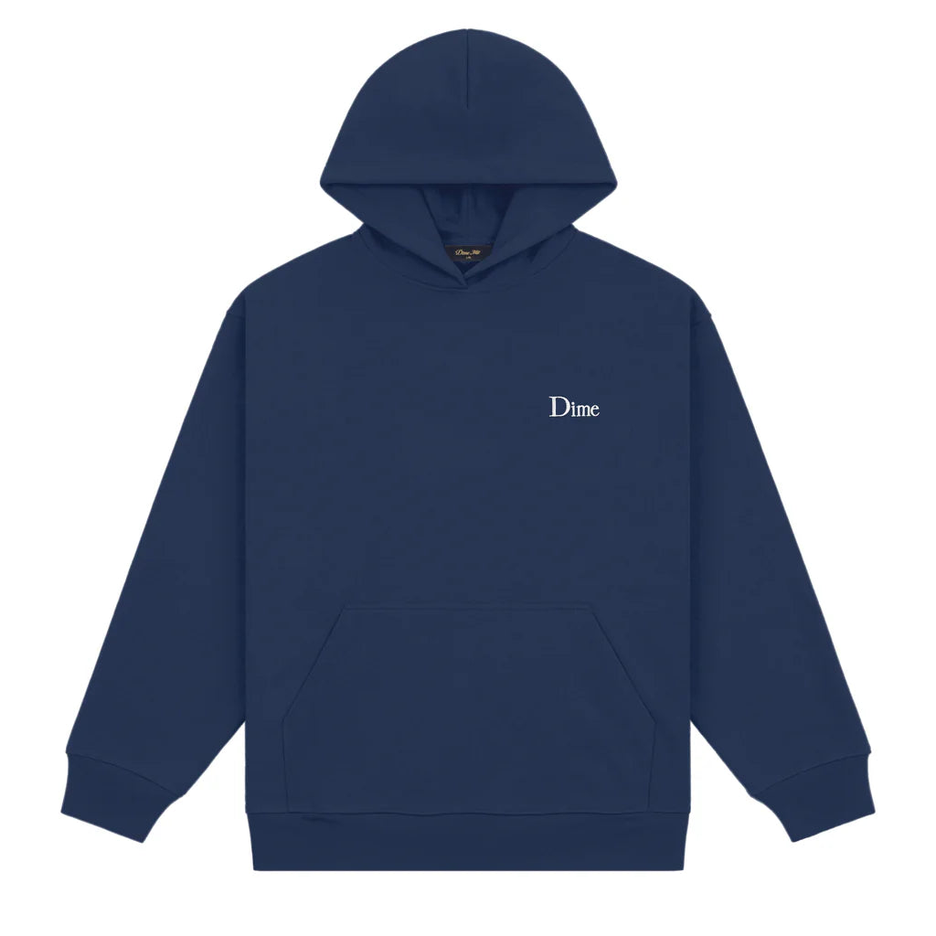 Dime Classic Small Logo Hoodie - Navy
