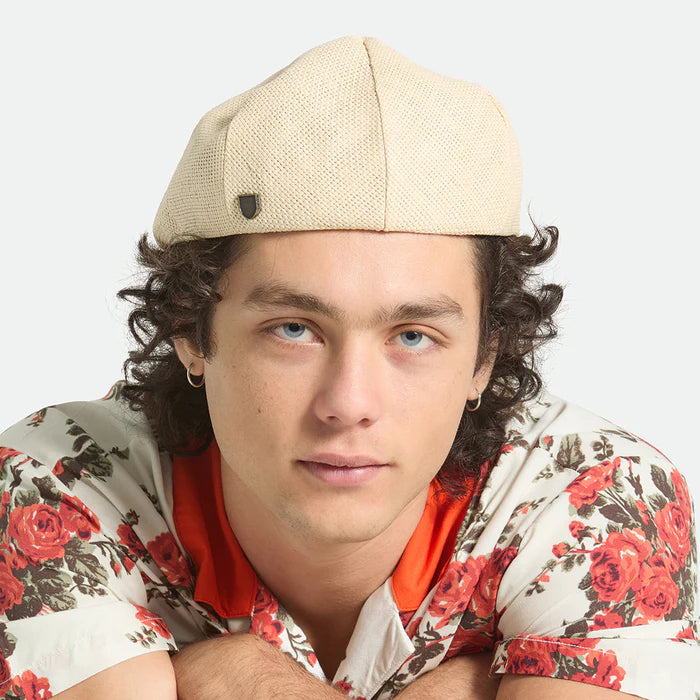 Brixton Hooligan LW Snap Cap - Natural Straw