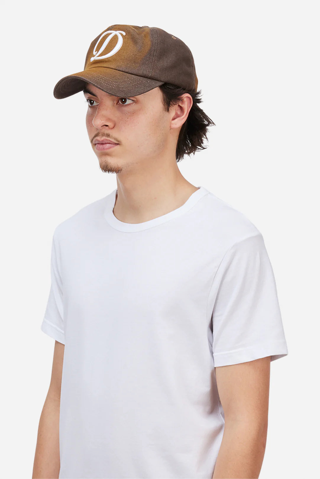 Dime Cursive Denim Worker Cap - Washed Brown