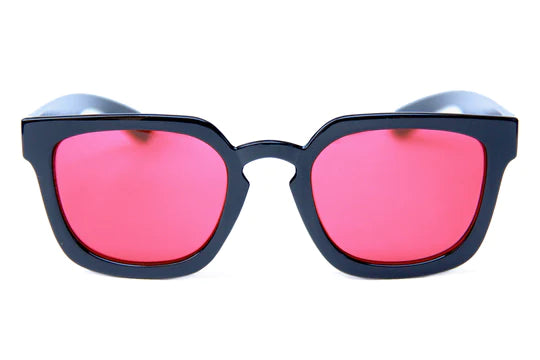 HAPPY HOUR - WOLF PUP SHADES- BLACK/RED