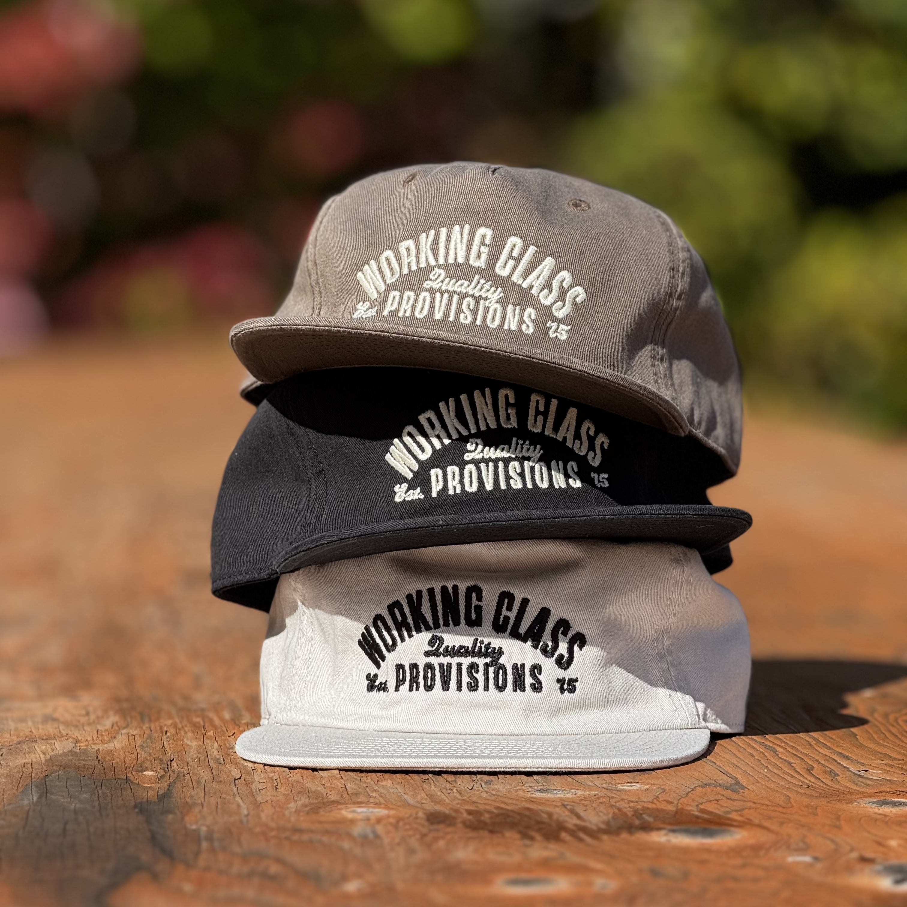 Working Class Provisions Embroidery Cap - Walnut/White Gold
