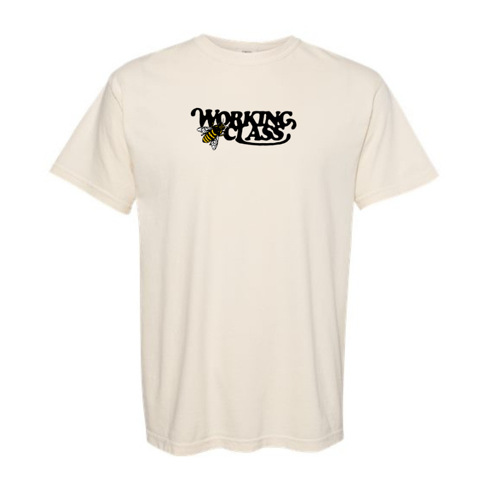 Working Class Worker Bee Tee - Ivory