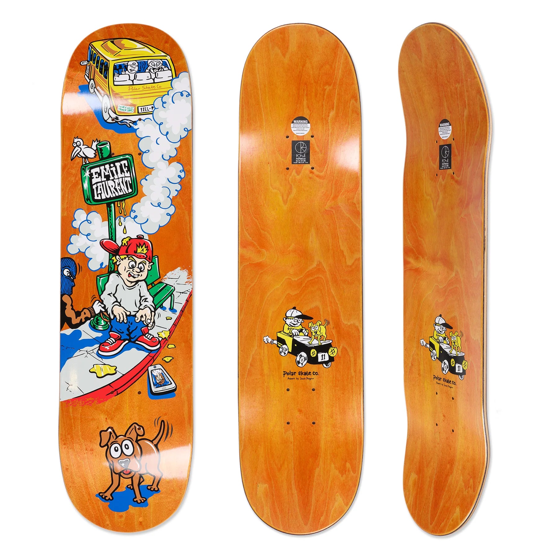 Polar Skate Co. Emile Laurent Bus Stop - 8.25"