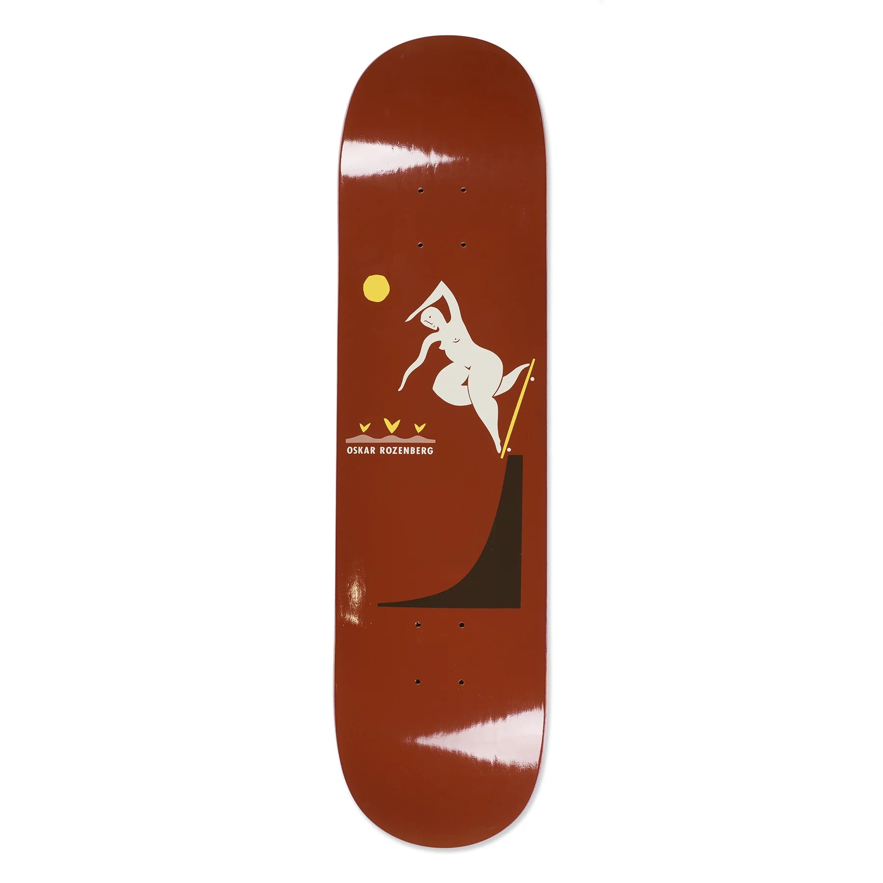 Polar Skate Co. Oskar Rozenberg - Bs Noseblunt (Burnt Red) 8.25"