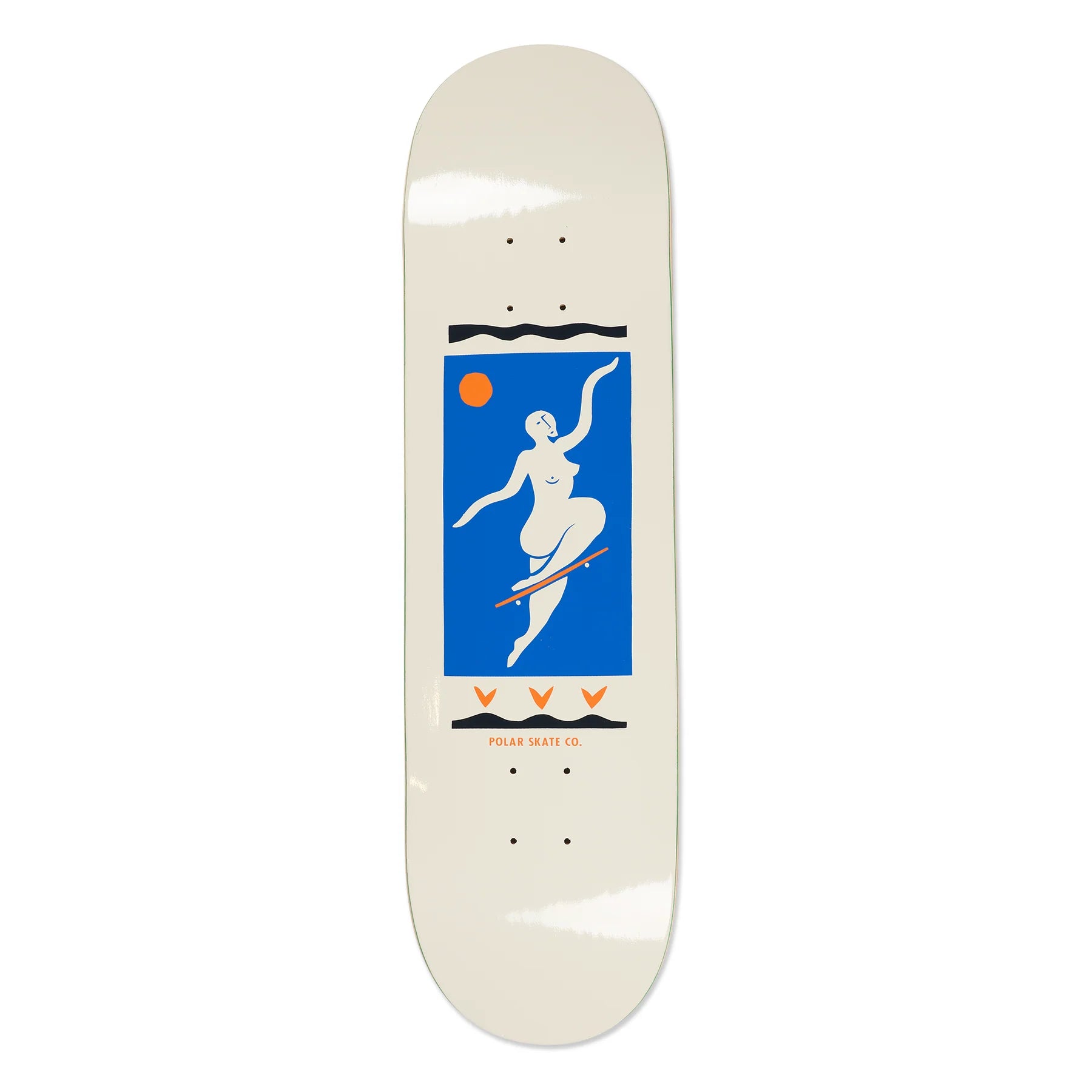 Polar Skate Co. Team No Comply (Cream) - 8.5"