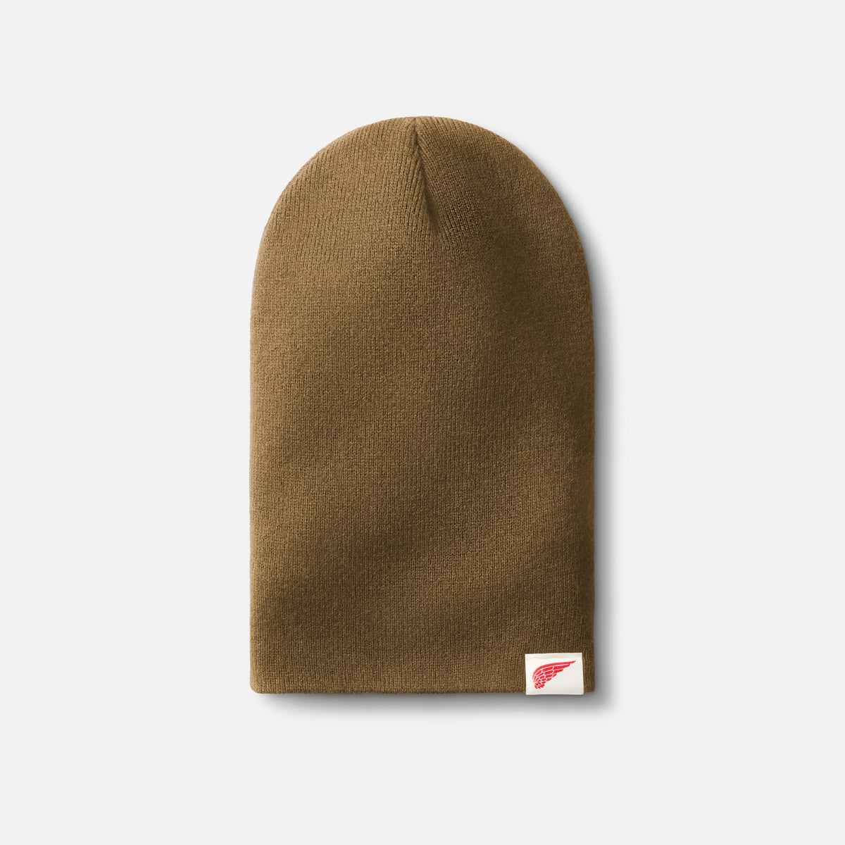 Red Wing Logo Knit Beanie - Coyote Brown