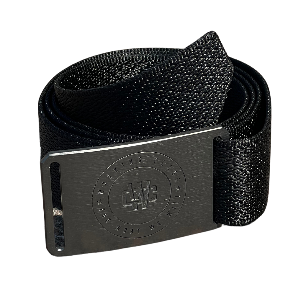 Grip6 x Working Class Belt 1.5"- Gunmetal/Black