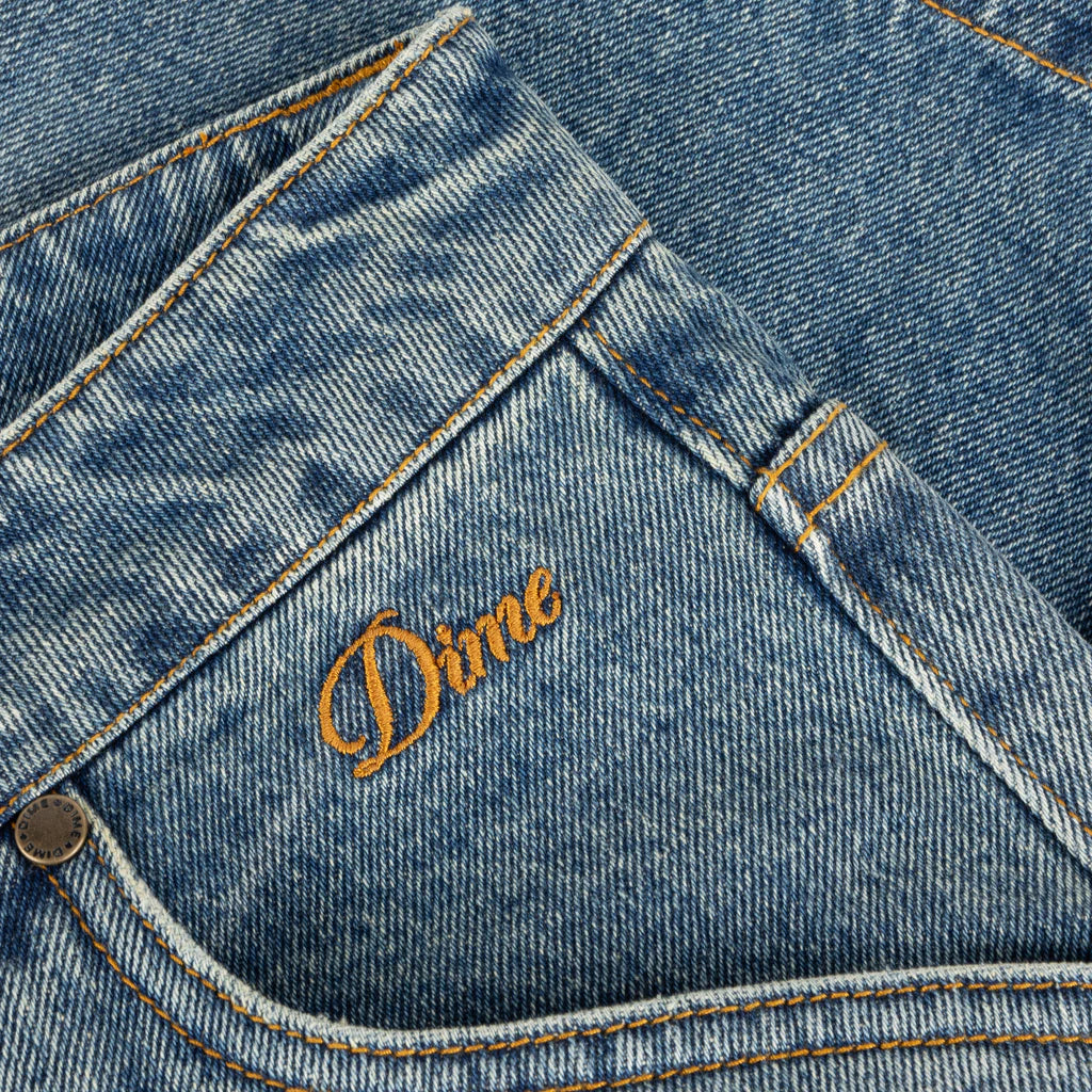 Dime Carpenter Denim Shorts - Sandblasted Indigo