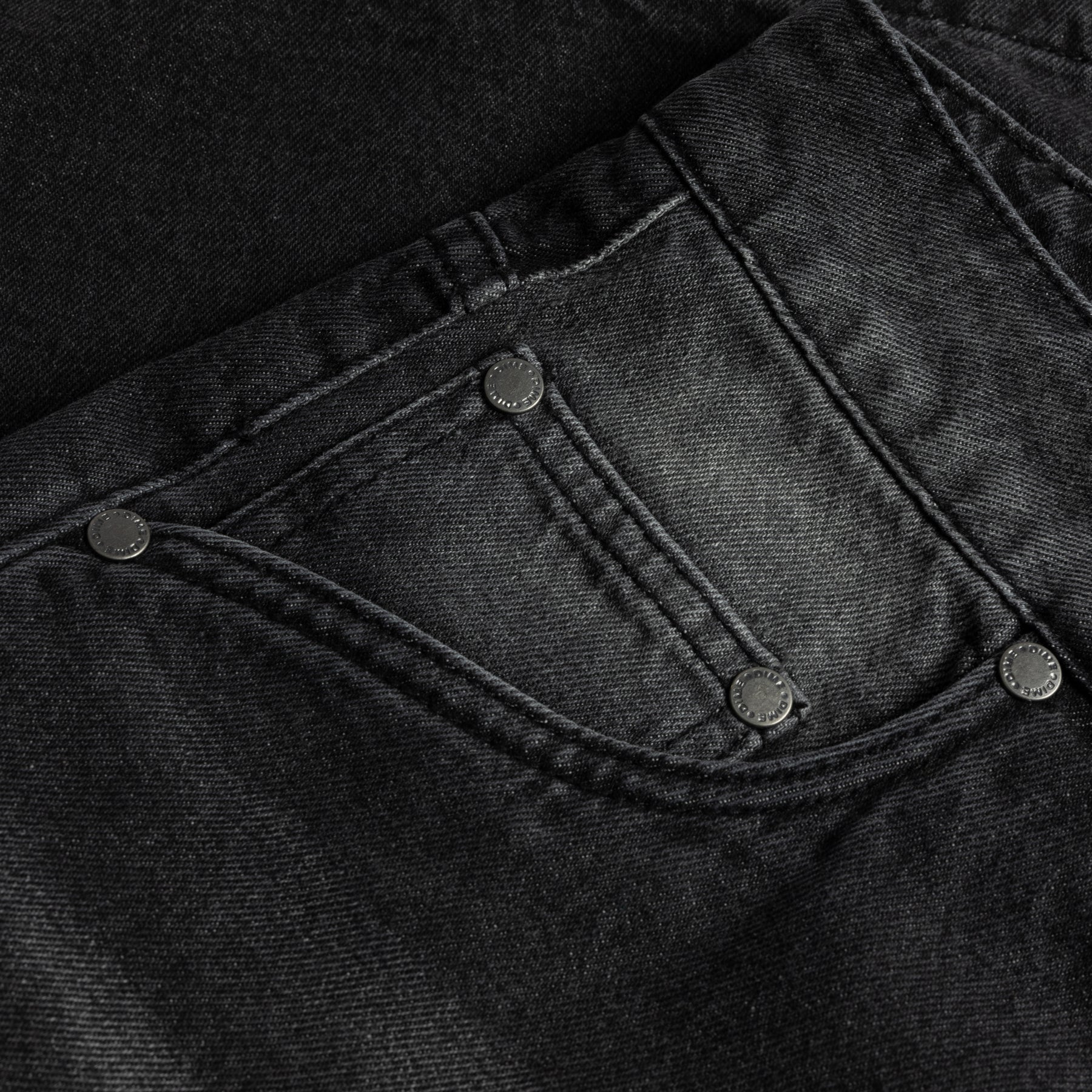 Dime Carpenter Denim Shorts - Sandblasted Black