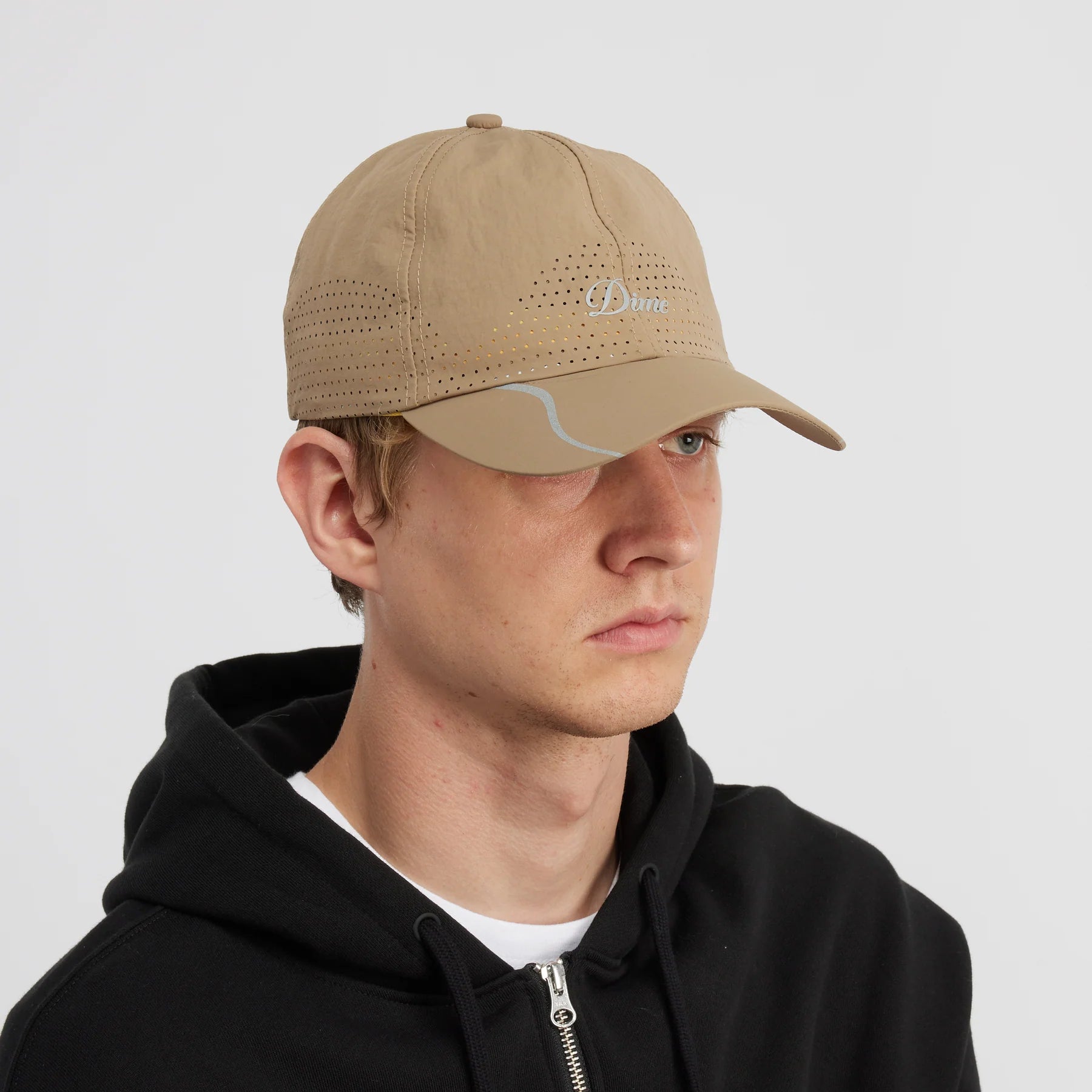 Dime Cursive Tech Cap - Taupe