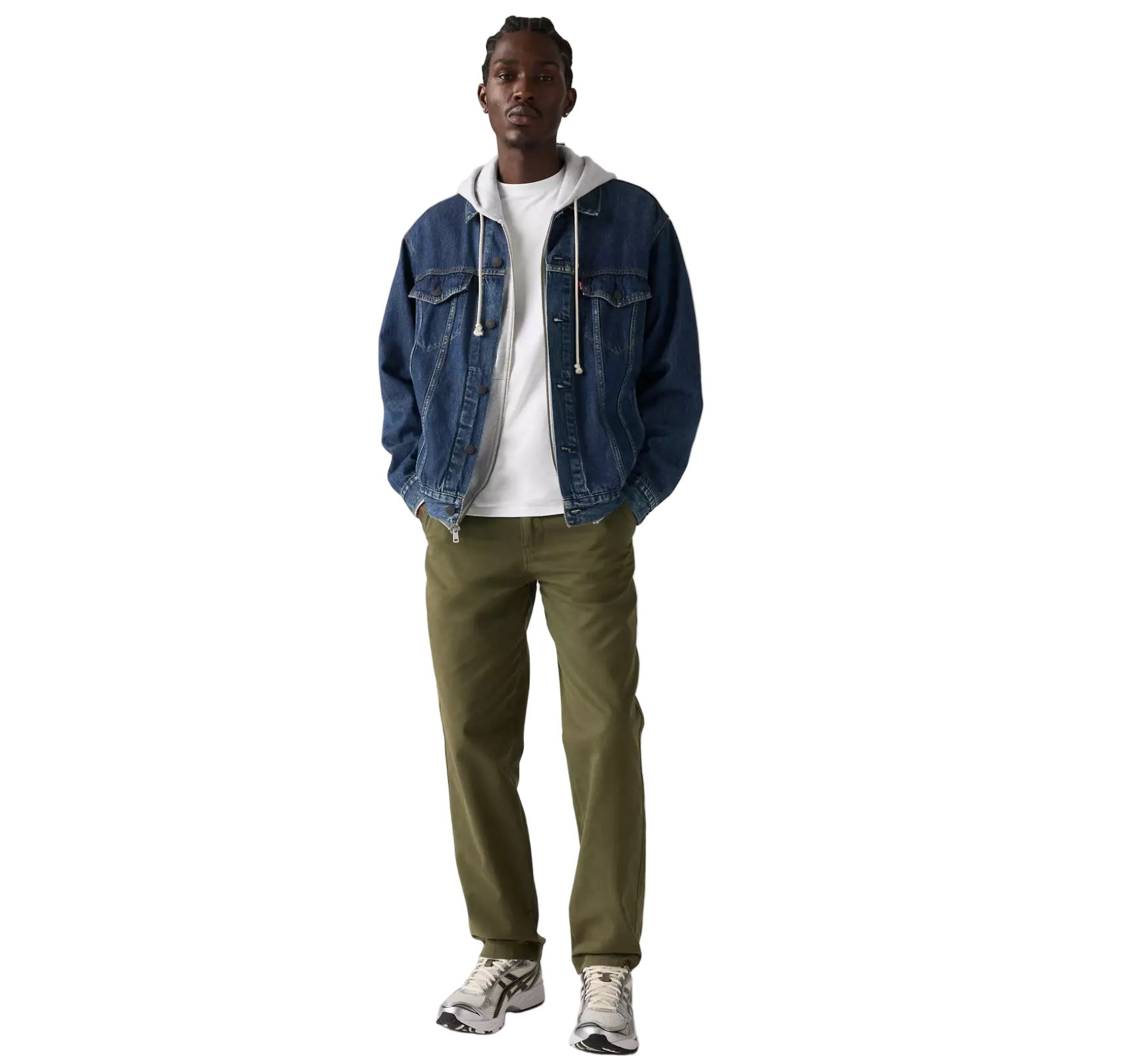 Levi's XX Chino RLX Straight III - Olive Night S TWLL