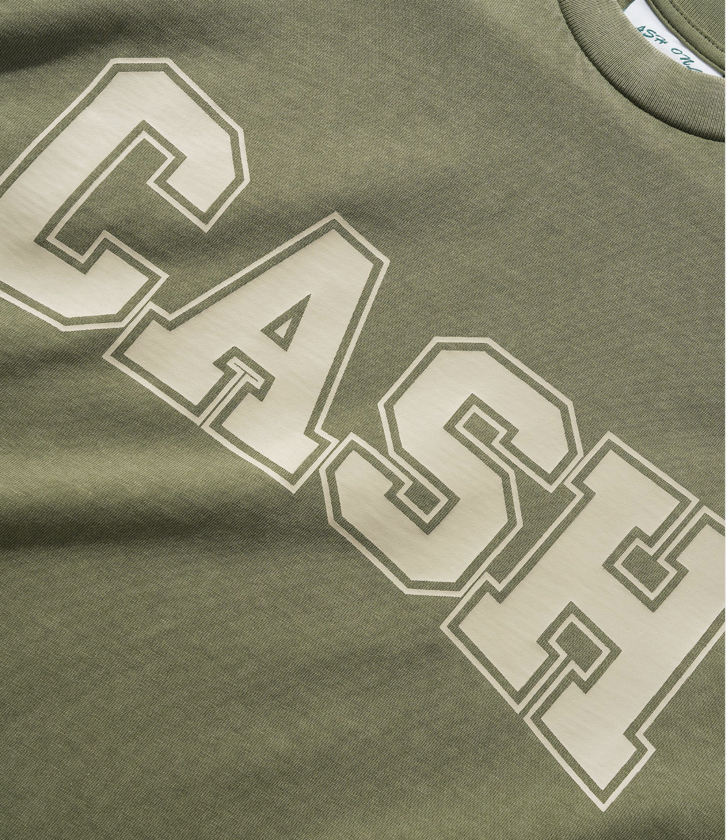 Cash Only Campus Tee - Washed Olive