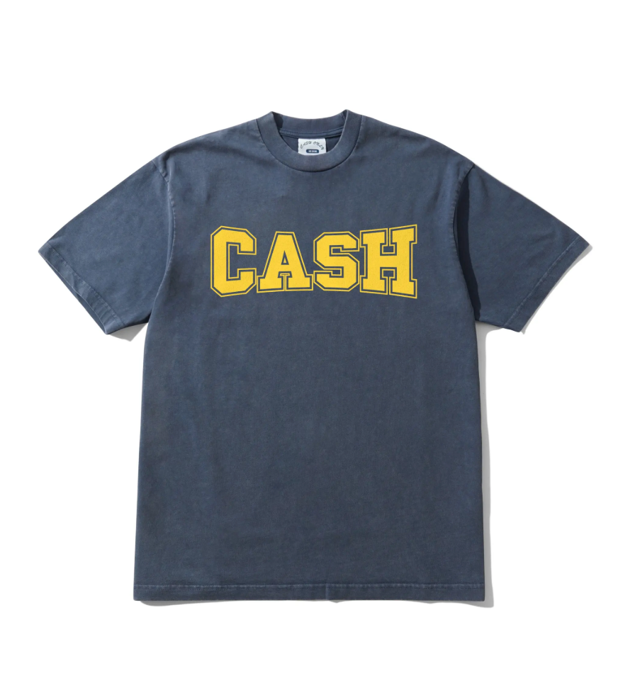 Cash Only Campus Tee - Washed Navy