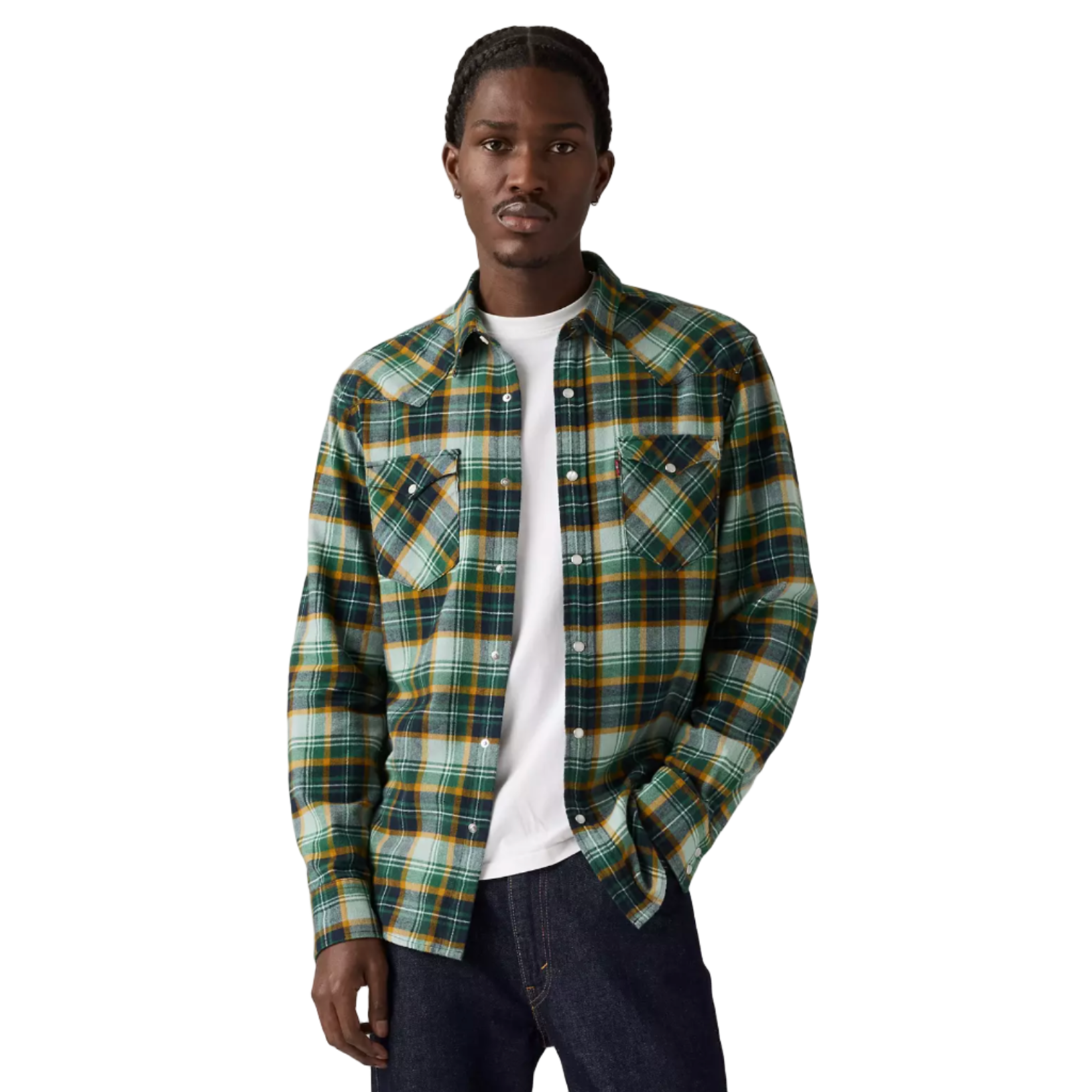 Levi's Classic Western Standard - Julius Plaid Abyss