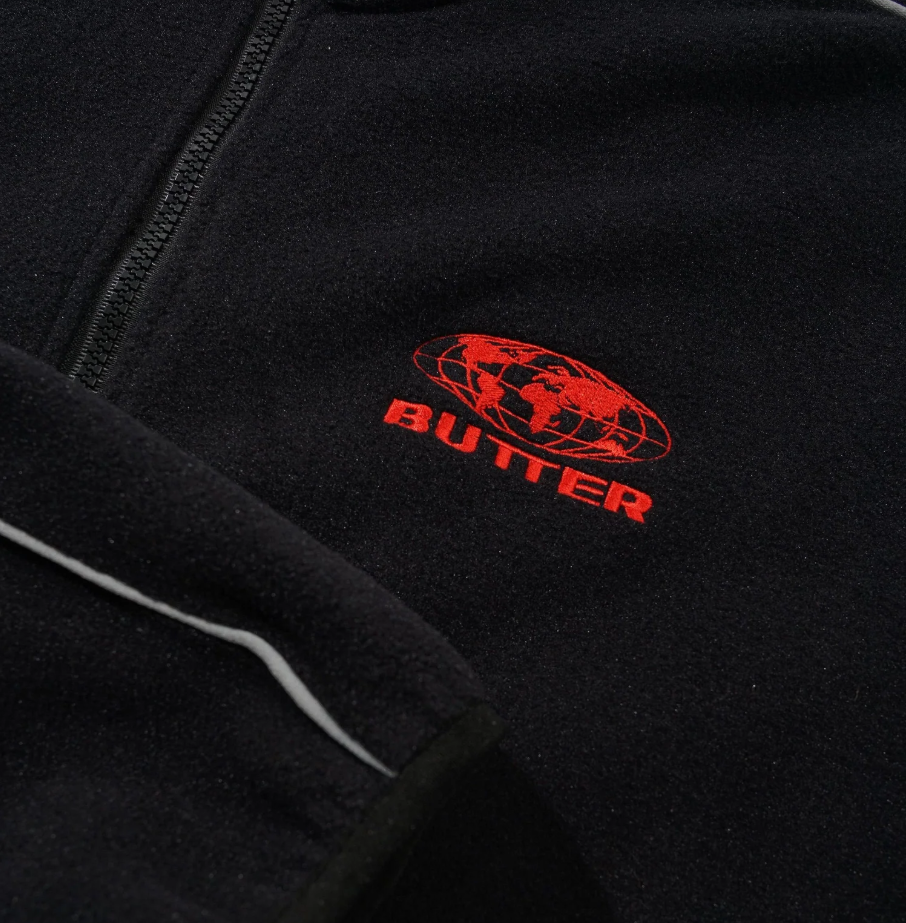 Butter Goods x Umbro Polartec Zip-Thru Jacket - Black