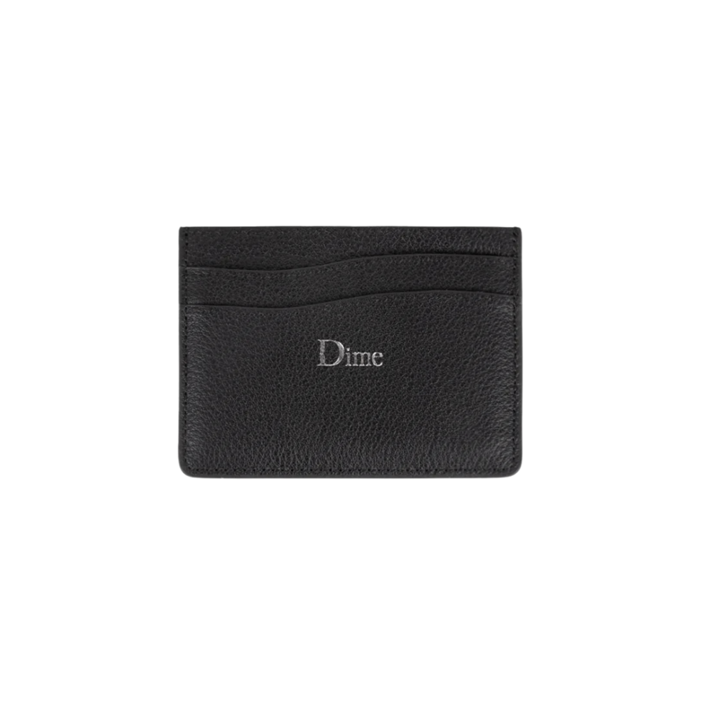 Dime Classic Leather Cardholder - Black