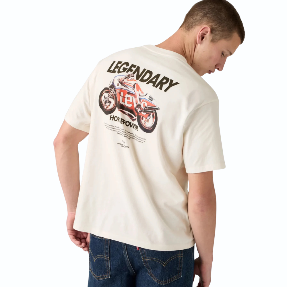 Levi's® Vintage Fit "Legendary Horsepower" T-Shirt - Egret