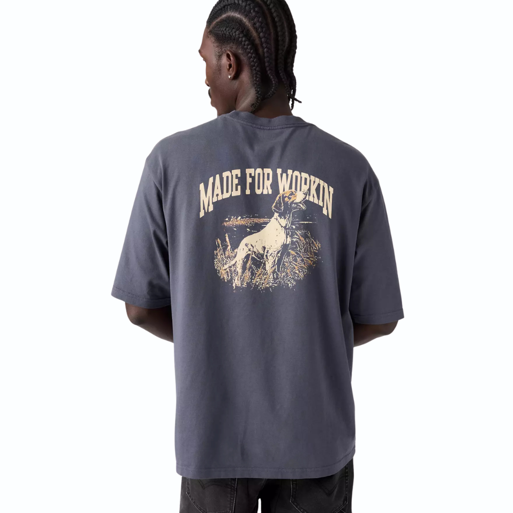 Levi's® Workwear "Made For Workin" T-Shirt - Periscope Grey