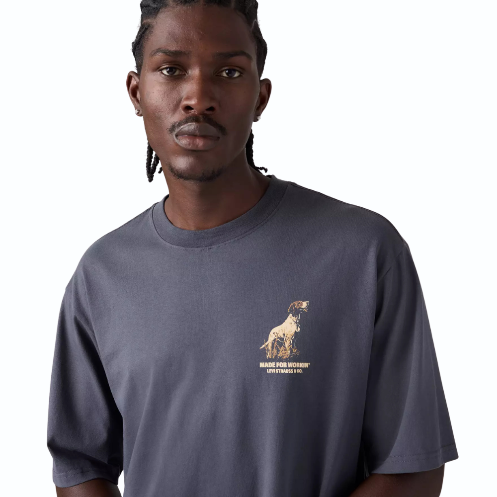 Levi's® Workwear "Made For Workin" T-Shirt - Periscope Grey