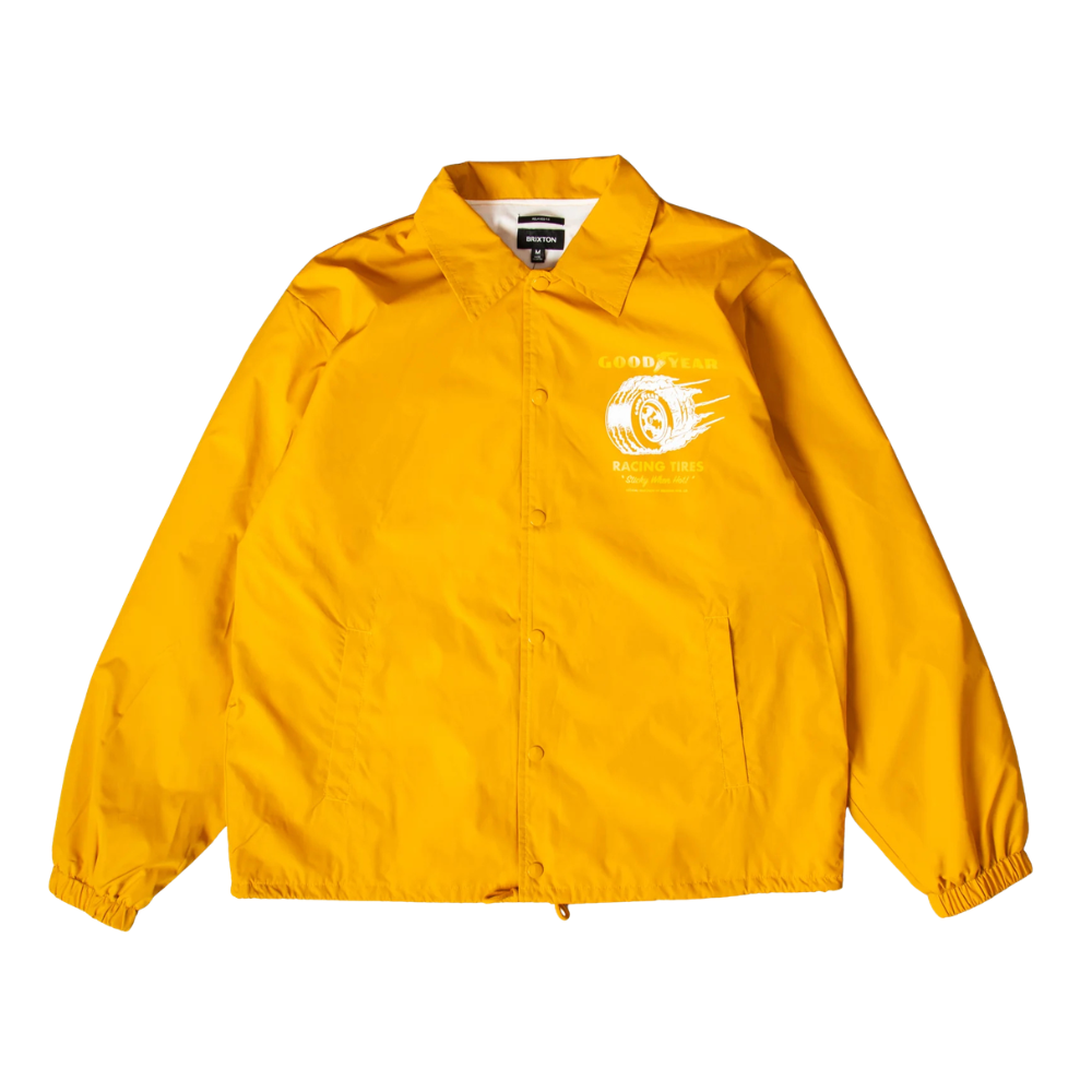 Brixton Goodyear Slick Windbreaker - Nugget Gold