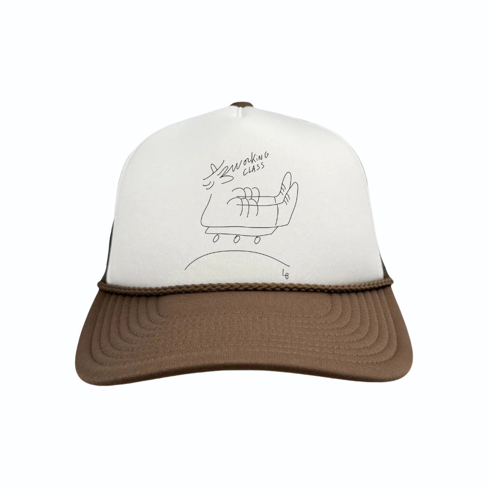 Working Class X Lucas Beaufort Trucker Cap - Brown/White
