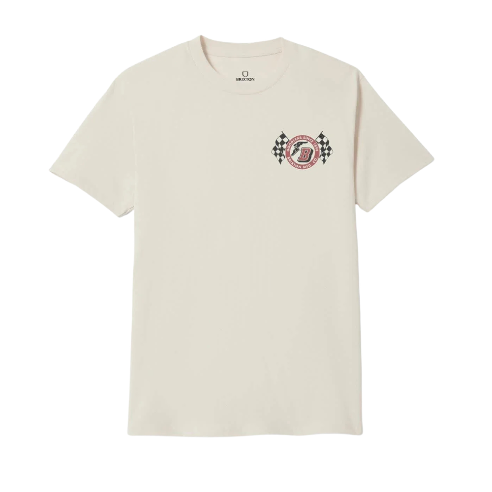 Brixton Goodyear Speedway T-Shirt - Cream