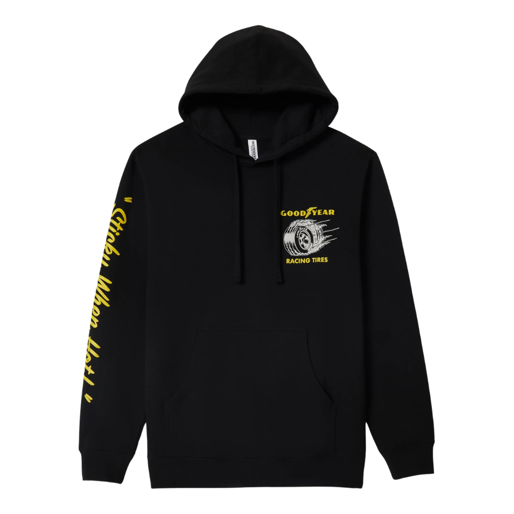 Brixton Goodyear Cheater Hoodie - Black