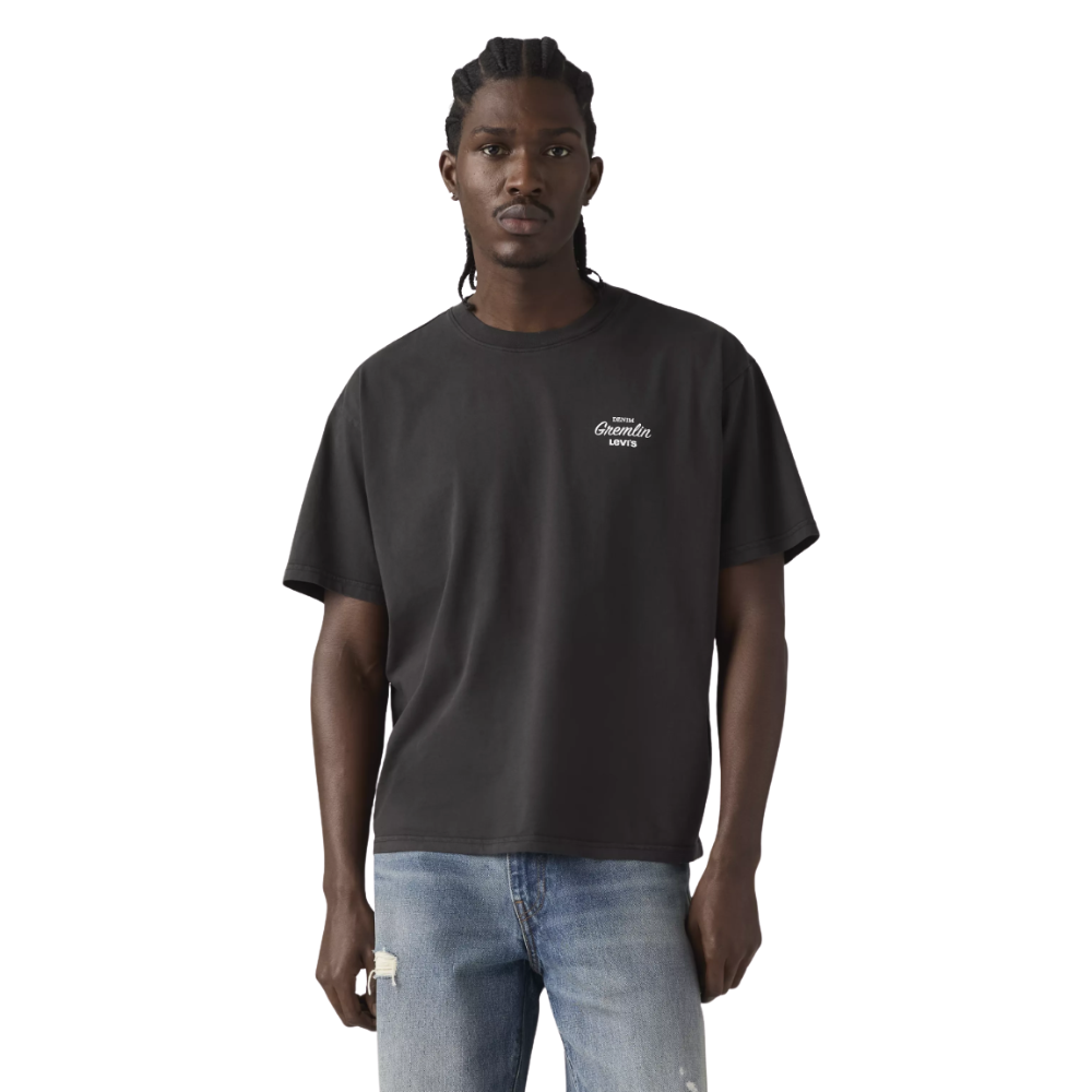 Levi's boxy tee Coastal Creative Denim Gremlin - Jet Black