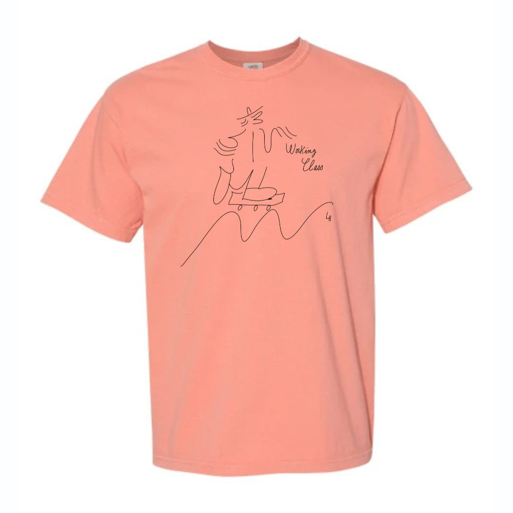 Working Class X Lucas Beaufort T-Shirt - Terracotta/Black