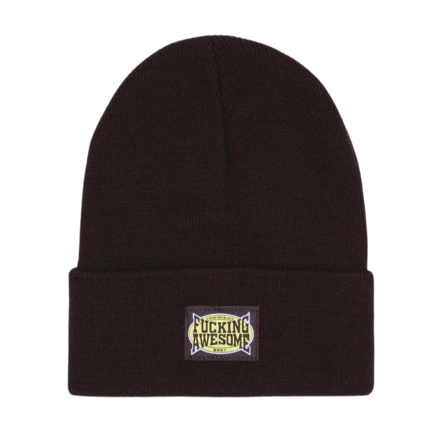 Fucking Awesome KO Cuff Beanie - Black