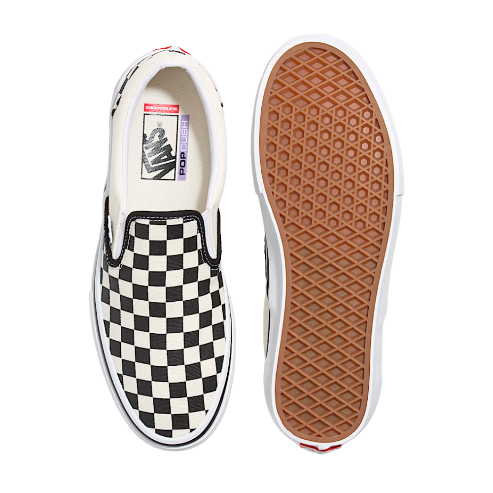 Vans Skate Slip-On - Checkerboard Black / Off White