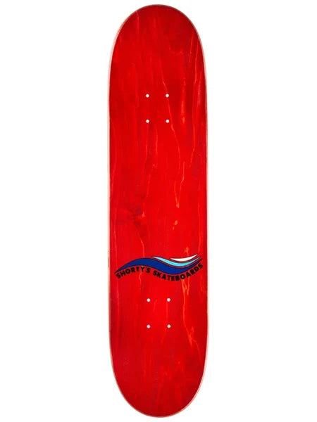 Shorty's Chad Muska Silhouette Reissue Skateboard Deck - Red (8.0")