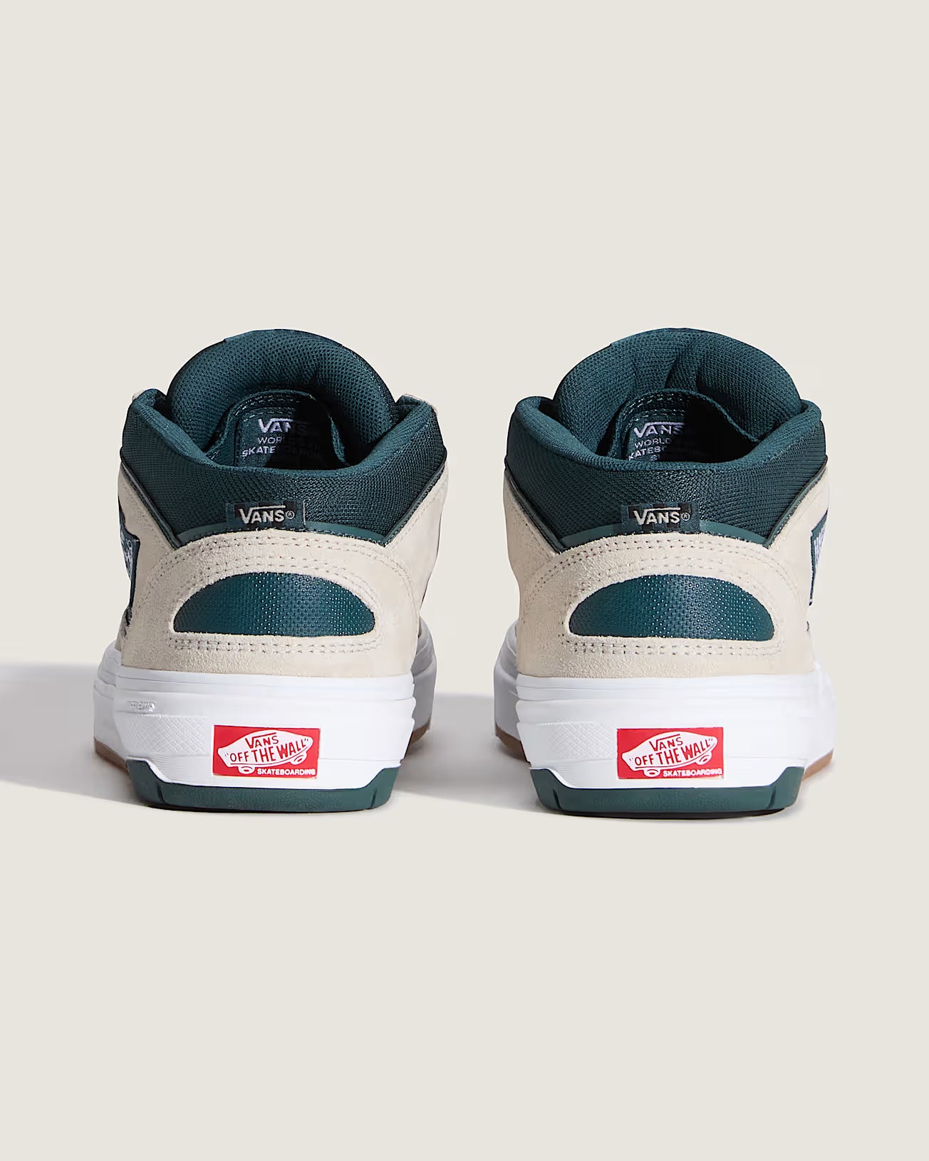 VANS SKATE HALF CAB® WAFFLECUP™ - OATMEAL/DEEP TEAL