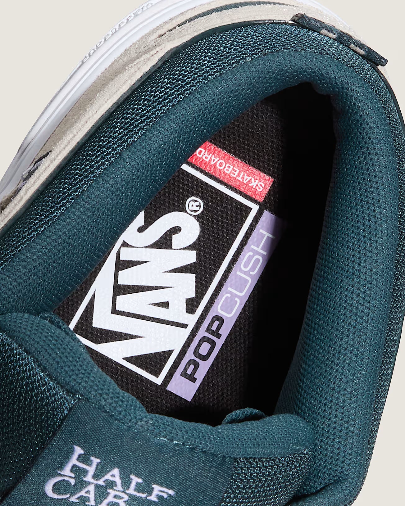 VANS SKATE HALF CAB® WAFFLECUP™ - OATMEAL/DEEP TEAL