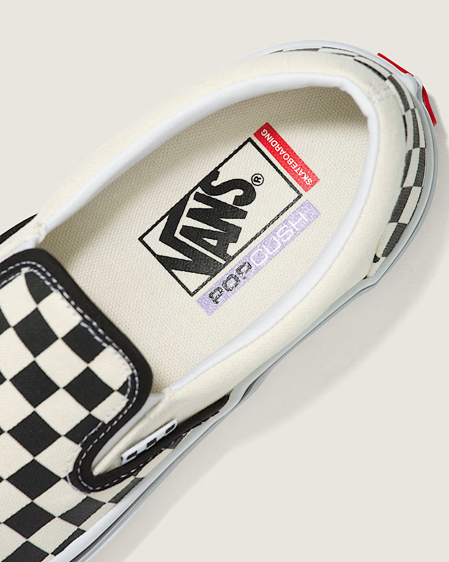 Vans Skate Slip-On - Checkerboard Black / Off White